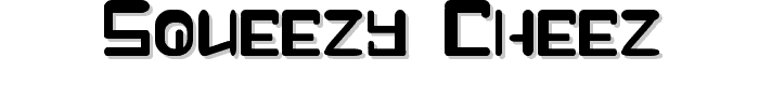 Squeezy Cheez font